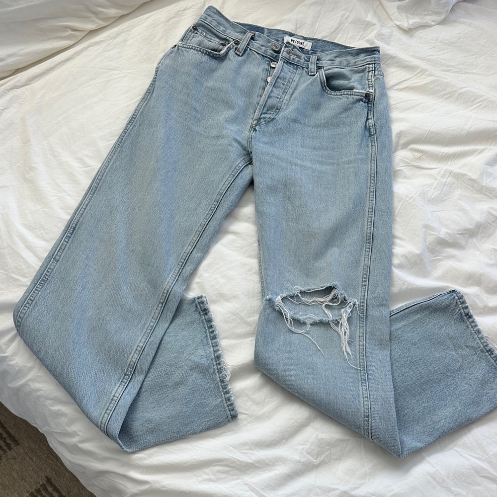 Re/done 90’s high rise loose jeans